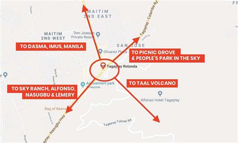 tagaytay traffic now map|TAGAYTAY TRAVEL GUIDE with Sample Itinerary & Budget.